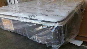 New mattresses Queens, Doubles, Singles. Free delivery is