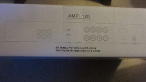 OSD Audio AMP-Channel 75-Watt Peak Stereo Amplifier,