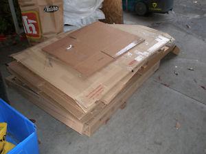 Once used, clean Moving/Packing boxes (30+) and wrapping