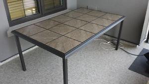 Patio Ceramic Table