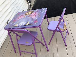 Sofia the First Table Set
