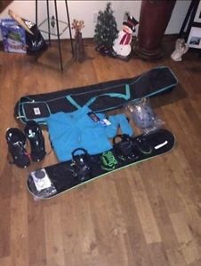 Wanted: Brand new snowboard set, never seen the snow.