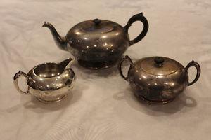 antique Rogers  Silverplated tea service