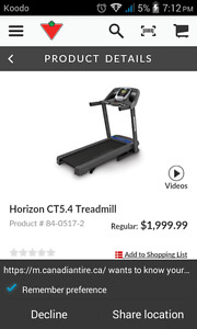 horizon treadmill ct 5.4