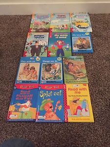 12 Hard Cover Phonics/Learn to Read Books
