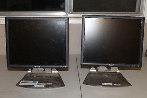17" LCD monitors with stands, two available