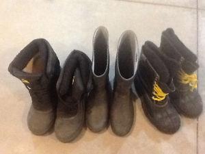 3 pairs of Men's Boots
