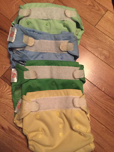4-flip diaper covers- like new
