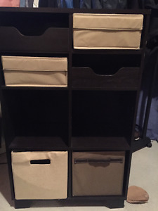 6 Cube Organizer with added shelves
