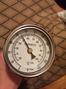 6" Weldless Thermometer