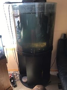60G HALF MOON TANK AND STAND FOR SALE IMMEDIATELY