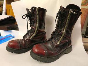 Awesome steel-toed Demonia leather boots