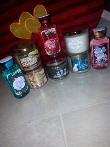 Bath and Body Works Candles and Bodywash