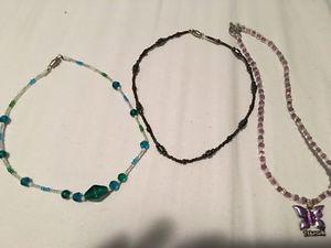 Beaded necklaces