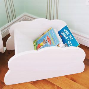 Cloud shaped book caddy book case