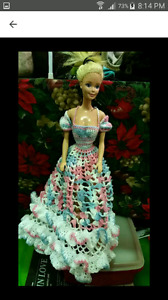 Crochetted Barbie Dress