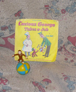 Curious George Balancing on Rolling Ball Figure TM & HMCO