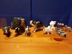 Elephant ornament collection