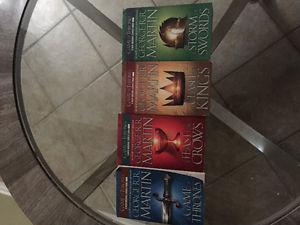 First 4 books to the Game Of Thrones series