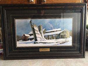 Framed Print Picture "Silo's Last Winter" by William J.