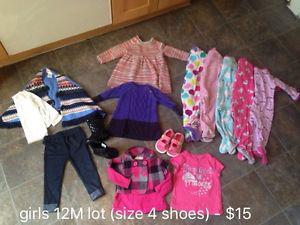 Girls 12M clothing