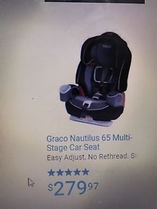 Graco multiple car seat 200$