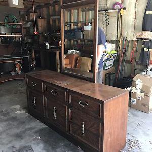 Matching dressers set with mirror