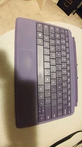 Microsoft Surface cover 2 keyboard in purple