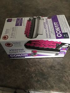New conair hot curlers and clips
