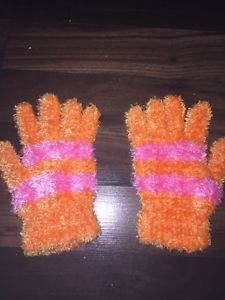 Pair of fuzzy gloves