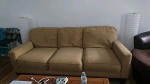 Quick sale. Great condition couch and chair