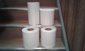 Rolls of photo paper for an inkjet