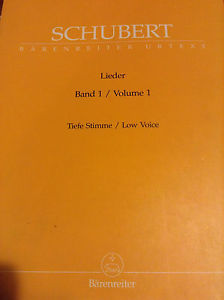 Schubert - Lieder Volume 1