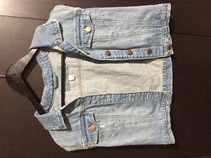 Sleeveless Jean Jacket