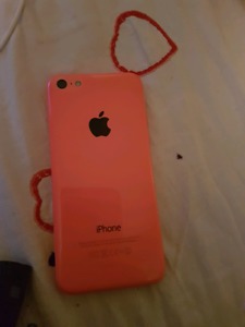 Telus IPhone 5c PINK 16gb Great Condition 200$ OBO