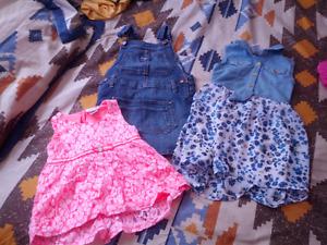 Toddler girl clothing lot.
