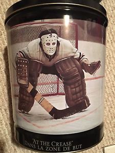Vintage hockey goalie mask collectors tin