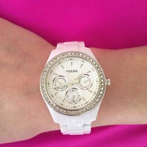 Wanted: Wanted fossil Stella white watch