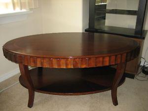 oval coffee table