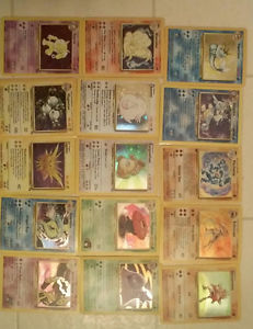 selling some of my pokemon card collection old and new