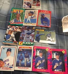 11 Baseball Cards - Ken Griffey JR 1 Rookie (red) + 4 Nolan