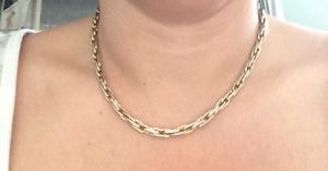 14kt yellow gold 17" necklet (19.7 grams)