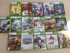 16 Xbox 360 games for sale
