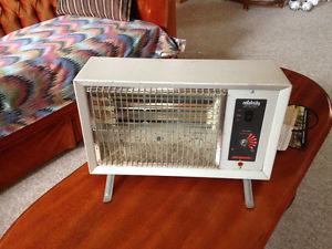 2 electric portable heaters