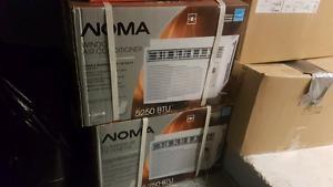 2x New In Box Noma  btu wall air conditioners