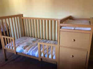 4 in 1 Simplicity Crib with Matress