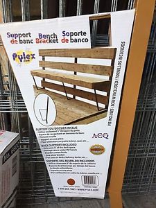 8 Patio /Deck Bench Brackets - Cedar - New in Box