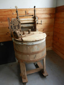 Antique Wooden Washer
