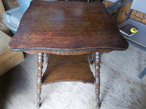 Antique wood table