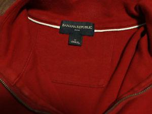 BANANA REPUBLIC red pullover sweater 100% cotton